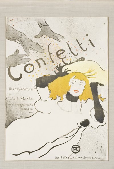Konfetti, 1894 von Henri de Toulouse Lautrec